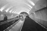 in the subway in prague  