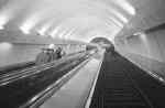 in the subway in prague  