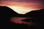 dusk at inlet marlborough sounds Feb87         