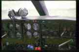 cockpit of light airplane in Great Barrier Island         