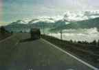 driving through the alps 