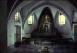 jesus resting under the altar in Oud-Limbourg church      