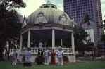 kapiolani palace and band rotunda   