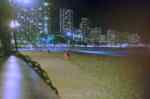 Waikiki Beach at night   