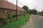 east germany satellite dishes on ppor houses   