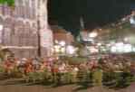 Aachen Marktplatz in Summer, out of focus      