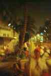 out of focus waikiki at night       